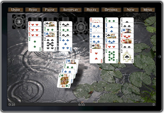 Solitaire 3D for the iPad